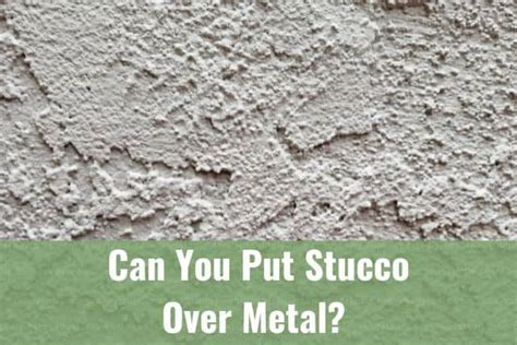 diy stucco over metal